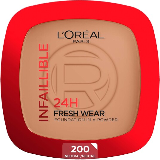 L'Oréal Paris Infaillible 24H Fresh Wear Pudderfoundation Golden Sand - Matt, Dermatologisk Testet L'Oréal Paris Infaillible 24H Fresh Wear Pudderfoundation Golden Sand - Matt, Dermatologisk Testet