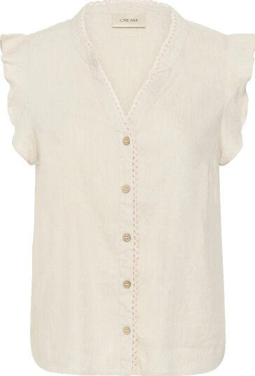 Cream Dame Bluser & Skjorter Beige M,