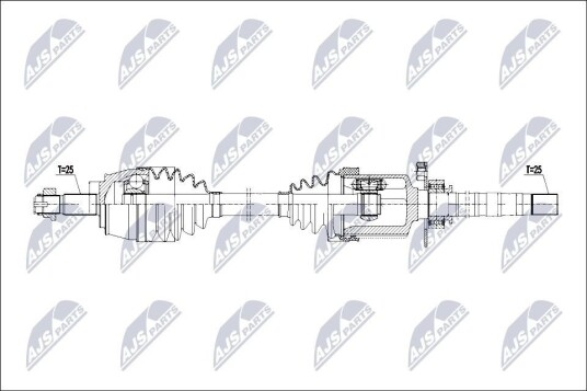Nty Drivaksel NTY NPW AR 026