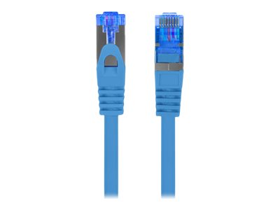 Lanberg Koblingskabel 25 Cm 6 Mm S/Ftp Cat 6A Blå Ral 5012 PCF6A 10CC 0025 B