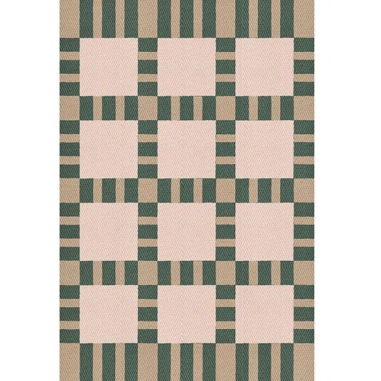 Layered Evelina Kroon juteteppe 250 x 350 cm Korean chives