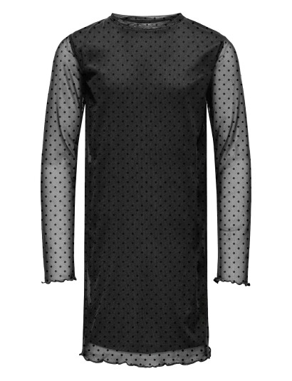 Kids Only Kogdora L/S Mesh Dress Jrs Black 134 140 Kids Only Kogdora L/S Mesh Dress Jrs Black 134 140