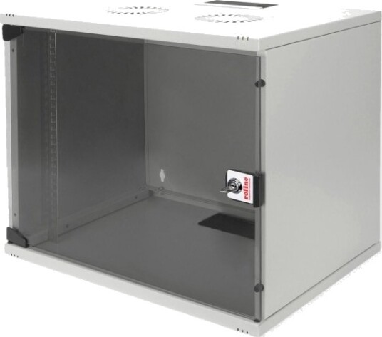 Roline 26.21.0017 Veggmonterbar Hylle 9U Nøkkellås Rack Skinner 10.8 Kg Grå Roline 26.21.0017 Veggmonterbar Hylle 9U Nøkkellås Rack Skinner 10.8 Kg Grå