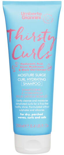 Umberto Giannini Thirsty Curls Fuktighetsgivende Sjampo 250ml med Hyaluronsyre Umberto Giannini Thirsty Curls Fuktighetsgivende Sjampo 250ml med Hyaluronsyre