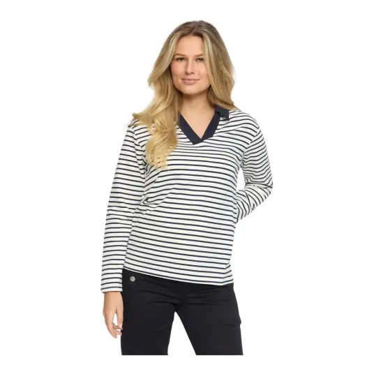 2 Biz Dame Topper Flerfarget S