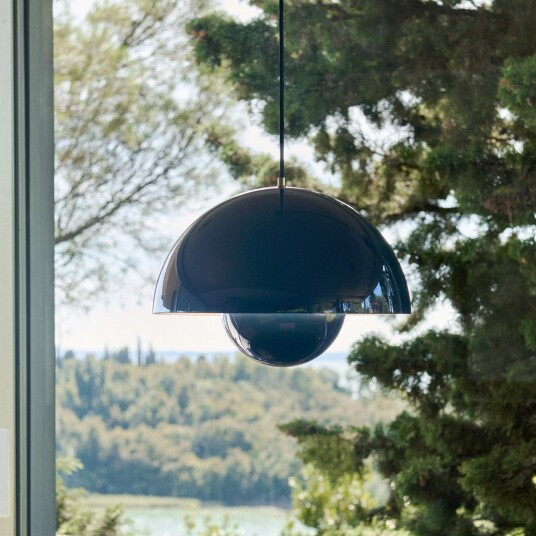 Hengelampe &Tradition Flowerpot VP7 dimmbar Blå Stue Metall Design 27 Blå