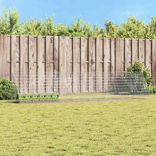 Vidaxl Kaninbur Sølv 430 X 100 X 85 cm Galvanisert Stål