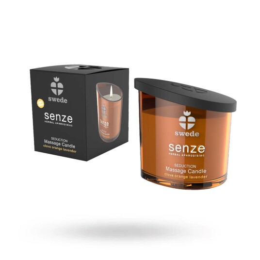 Senze Seduction Massasjelys - Clove Orange Lavender Senze Seduction Massasjelys - Clove Orange Lavender