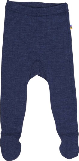 Joha ull/silke leggings med fot marine (60) 60 Joha ull/silke leggings med fot marine (60) 60