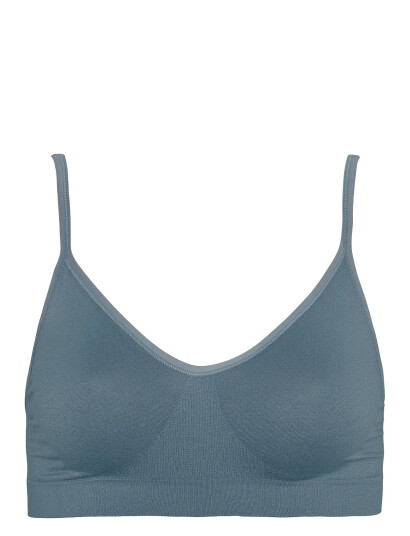 Missya Lucia Bra Top Solid Blue M