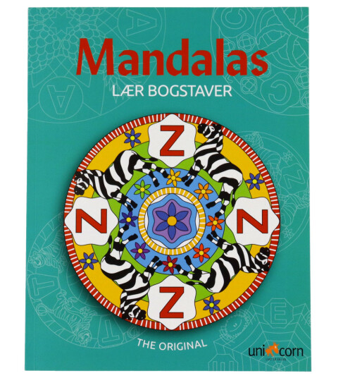 Mandalas malebok Lær bokstaver Mandalas malebok Lær bokstaver