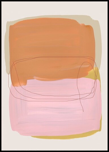 Abstract Brush Strokes 121 Plakat Plakat / 30x40cm