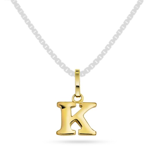 Pan Jewelry, Anheng i 585 gult gull bokstav K Pan Jewelry, Anheng i 585 gult gull bokstav K