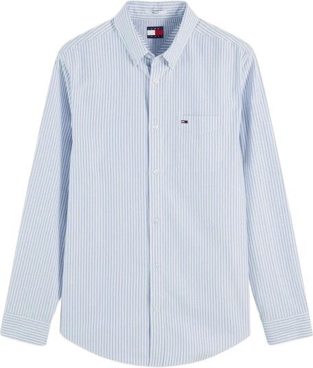 Tommy Jeans Tjm Reg Stripe Oxford Shirt Ext   VIBRANT BLUE STRIPES   XL