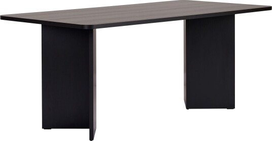 Cadron spisebord 180 cm rektangulært - Tre Svart