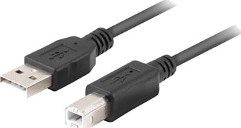 Lanberg Usb-Kabel Usb Hann Til Usb-Type B Hann Usb 2.0 1.8 M Svart Lanberg Usb-Kabel Usb Hann Til Usb-Type B Hann Usb 2.0 1.8 M Svart