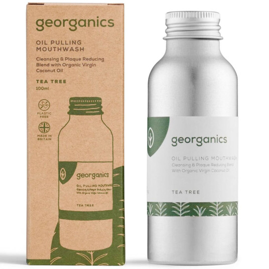 Organic Oil Pulling Georganics Tea Tree Munnvann 100 ml. Organic Oil Pulling Georganics Tea Tree Munnvann 100 ml.