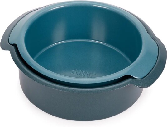 Joseph Joseph Nest Bake rund bakeform 2 deler Blå Joseph Joseph Nest Bake rund bakeform 2 deler Blå