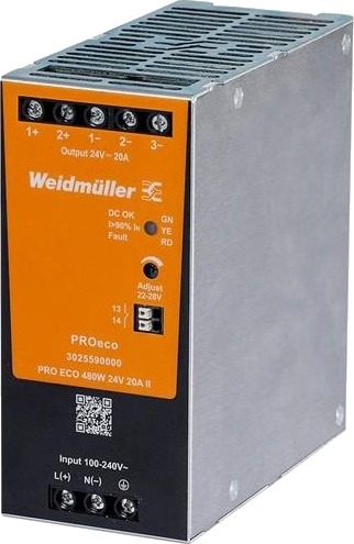 SilentiumPC Pro Eco Gen2 3025590000 Strømforsyning 24V DC 480W 20A