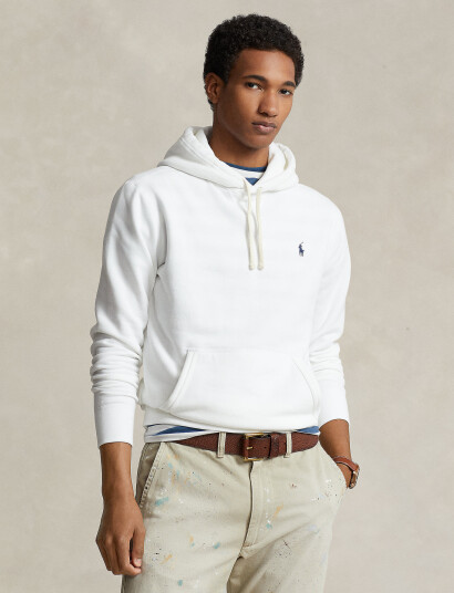 Polo Ralph Lauren Rl Fleece Lsl Knt White L Polo Ralph Lauren Rl Fleece Lsl Knt White L