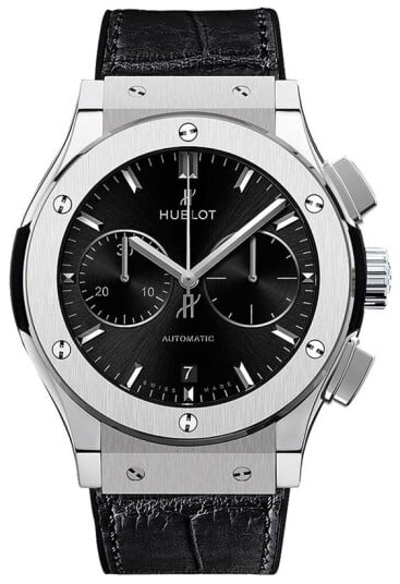 Hublot Herreklokke 521.NX.1171.LR Classic Fusion Sort/Lær Ø45 mm Hublot Herreklokke 521.NX.1171.LR Classic Fusion Sort/Lær Ø45 mm