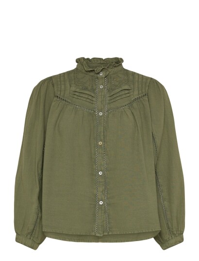 ba&sh Chemise Gilda Khaki green 38