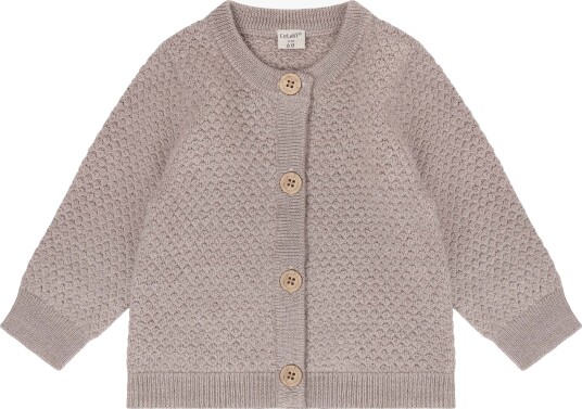 CeLaVi Strikket Cardigan Merinoull Mocha Meringue Melange 60