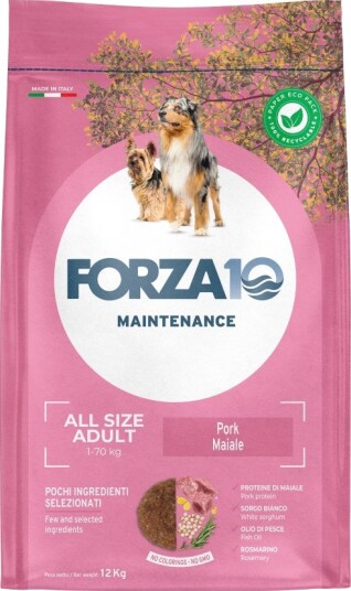 Forza10 Maintenance Dog Tørrfôr Forza 10 All Breeds Maintenance Svinekjøtt Sparepakke 2 X 12 kg