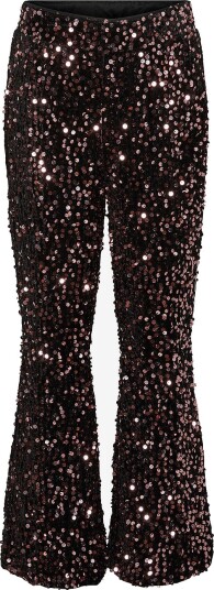 Vero Moda Girl Paljettbukse vmBella Sequins HW Flared Pant Jrs Svart