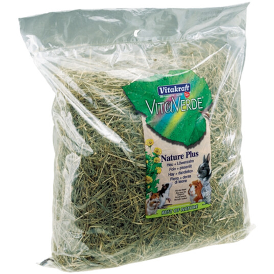Vitaverde Nature Plus Høy & Løvetann 500G X 6 Vitaverde Nature Plus Høy & Løvetann 500G X 6