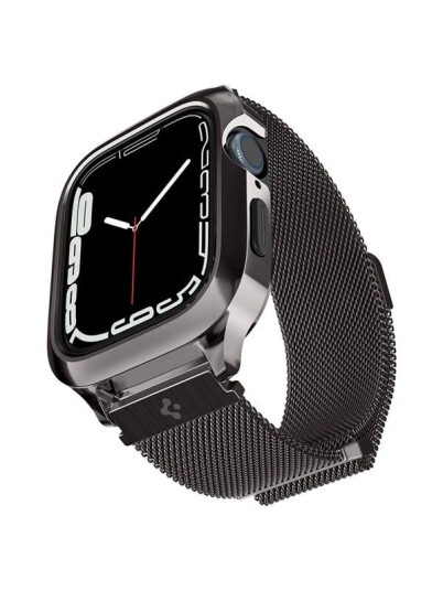 Spigen Metal Fit Pro graphite Apple Watch 9/8/7 45mm