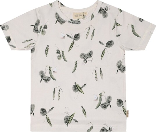 Petit Piao T skjorte Baggy Pea Flower Petit Piao 62 T skjorte Grønn Hvit