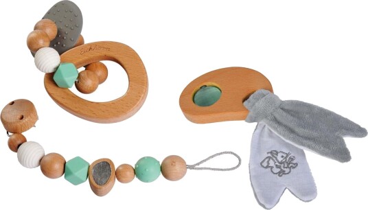 Eichhorn Baby Pure Gavesett Med Bitering Og Smokkelenke Eichhorn Baby Pure Gavesett Med Bitering Og Smokkelenke