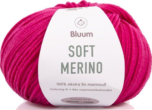 Bluum Soft Merino Ull Pink 3028