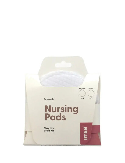 Imse Vimse Nursing Pads Stay Dry, Regular 2-Pairs + Super 1-Pair - White - ONE SIZE Imse Vimse Nursing Pads Stay Dry, Regular 2-Pairs + Super 1-Pair - White - ONE SIZE