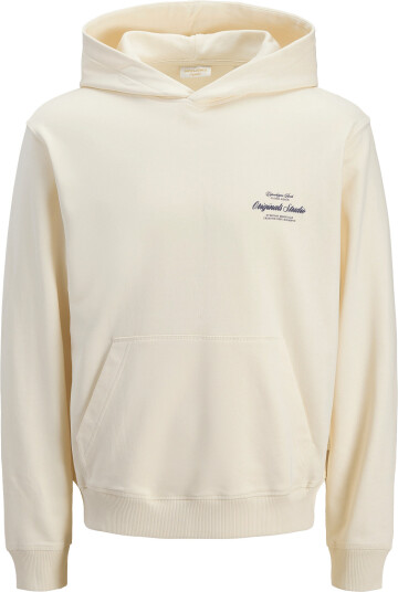 Jack & Jones Jornorrebro Typo Back Sweat Hood Sn Cream L