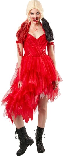 Rubies Costumes Harley Quinn Rød Kjole Kostyme X-Small 702702XS000