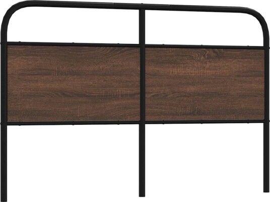 Hodegavl brun eik 150 cm stål og konstruert tre 8721158564351