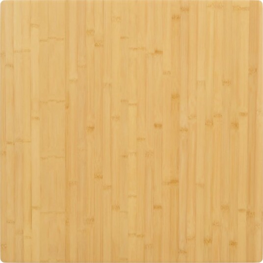 Bordplate 80x80x2,5 cm bambus 352702