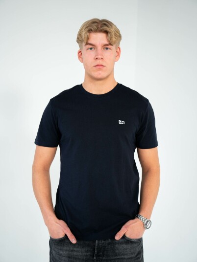 Lee Short Sleeve Patch Logo Tee Blå S