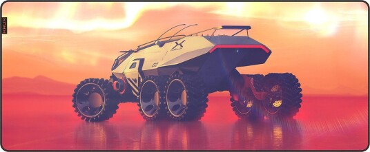 Krux Space Rover XXL Gaming Musematte Oransje/Rød Krux Space Rover XXL Gaming Musematte Oransje/Rød
