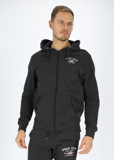 Saint Vincent Orlando Swe Dk Grey Melange L Hoodies
