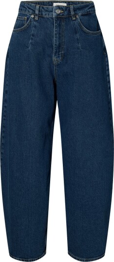 Selected Slwbarrel Loose Nanet Mid Blue Hw Jeans MEDIUM BLUE DENIM 28 x 32