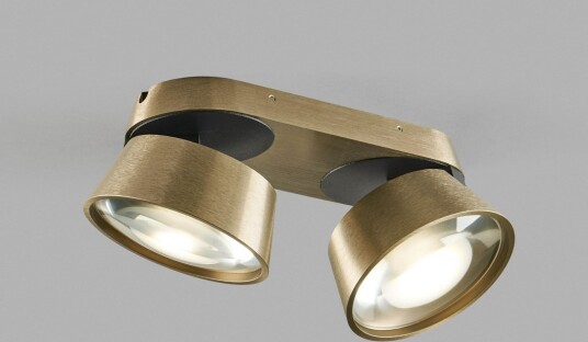 Taklampe LIGHT POINT Vantage 2 dimmbar Gull / Messing Stue Aluminium Design 7 Gull / Messing
