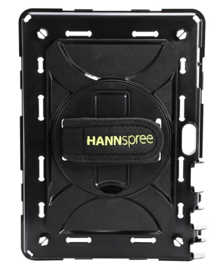 Hannspree - Beskyttelsesboks Baksidedeksel For Nettbrett - Robust - Med Stativ - Silikonskinn, Plastramme - Svart - 10.1" - For Pad Apollo 2 Hannspree - Beskyttelsesboks Baksidedeksel For Nettbrett - Robust - Med Stativ - Silikonskinn, Plastramme - Svart - 10.1" - For Pad Apollo 2
