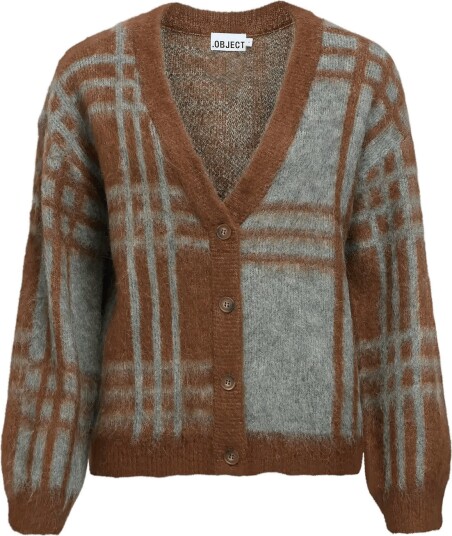 Object Objpipsy L/S Lo Knit Cardigan 146 - CARAFE - XS