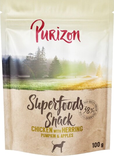 Purizon Superfoods Hundesnacks Med Sild Gresskar & Eple Kylling 100 G 100 G