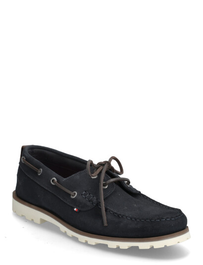 Tommy Hilfiger Hilifger Light Sde Boat Shoe Navy 40