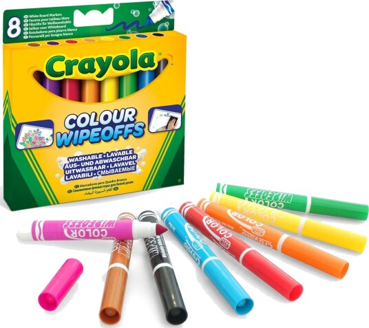 Crayola Whiteboard Tusjer 8 Farger