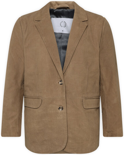 Human Scales Tova Buffalo Suede Jacket   Brown   M